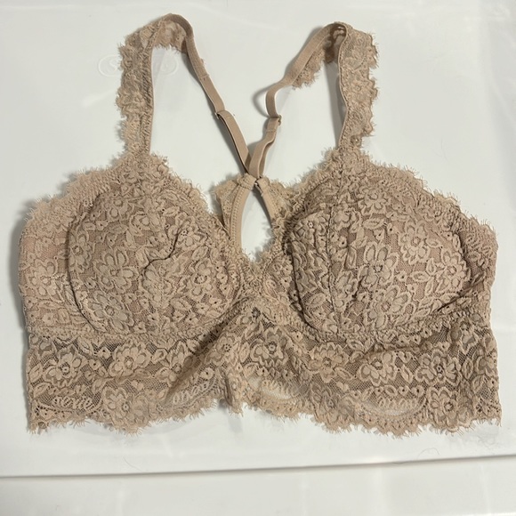 Aerie 🤍Eyelash Lace Racerback Bralette - Picture 2 of 9